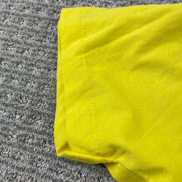 Vintage 80s Screen Stars Best T-Shirt Men Large L Yellow Steamboat Springs CO - Picture 5 of 16